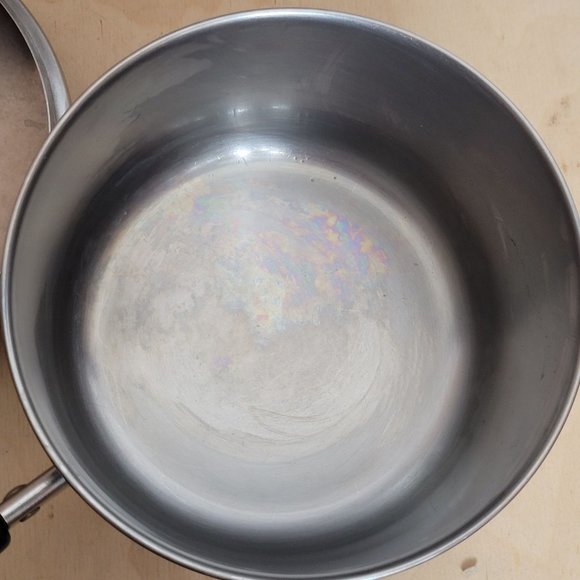 Vintage Revere Ware Copper Clad 2 Qt Sauce Pan Pot 6.5 x 4.25 Inches - Picture 5 of 11